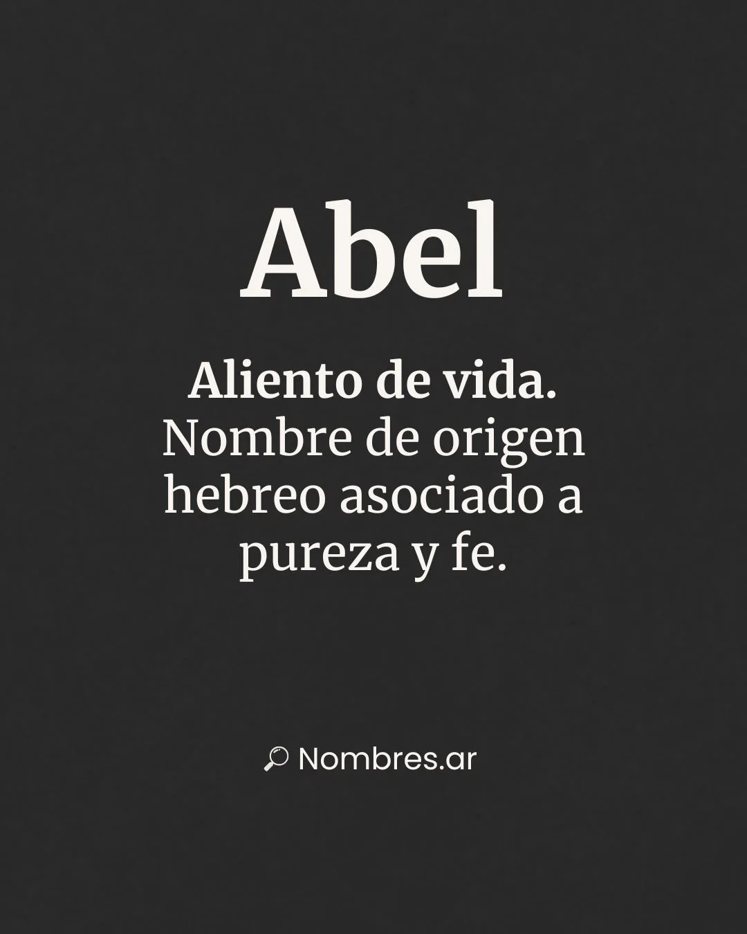 Significado del nombre Abel: origen hebreo, pureza, fe y simbolismo espiritual.