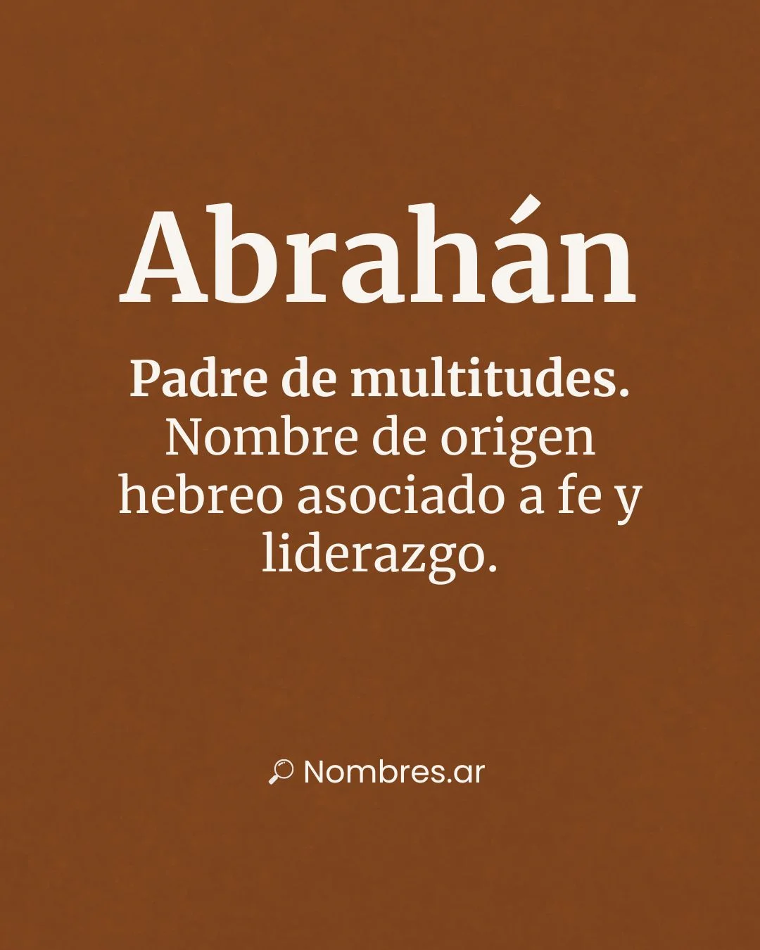 Significado del nombre Abrahán: origen hebreo, padre de multitudes y símbolo de fe.