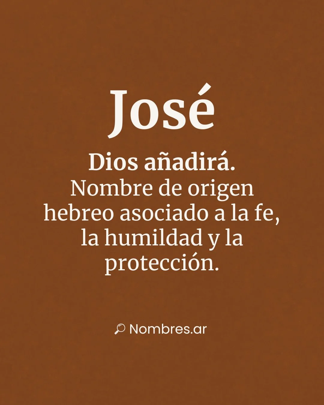 Nombre José – origen hebreo y significado: Dios añadirá, fe y protección.