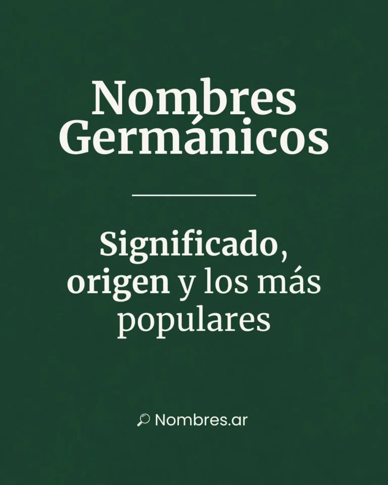 Nombres germánicos – origen, significado y los más populares.