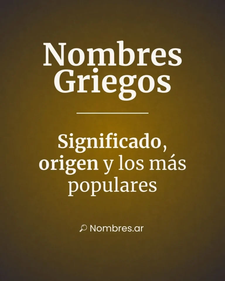 Nombres griegos – origen, significado y los más populares.